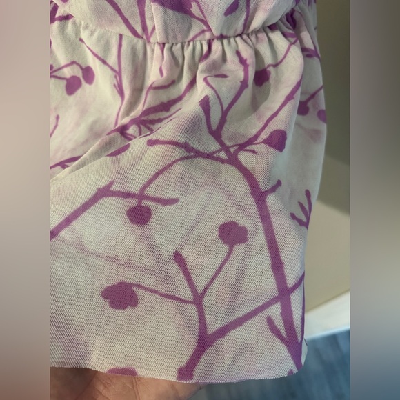 Sweet Pea White & Purple Sleeveless Top retro soft grunge Y2K women’s medium‎ - Picture 5 of 10